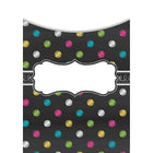 Teacher Created Resources Chalkboard Brights Library Pockets, 105 Pack (TCR5657)-Use them to hold craft sticks, game pieces, and 3x5 index cards