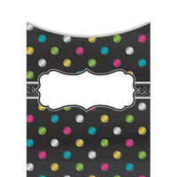 Teacher Created Resources Chalkboard Brights Library Pockets, 105 Pack (TCR5657)-Use them to hold craft sticks, game pieces, and 3x5 index cards
