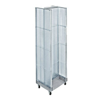 Azar Displays H-Unit Floor Display, 60" x 16", Clear (700431-CLR)-Clear plastic