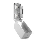 Kimberly-Clark Professional ICON Coreless Standard Roll Toilet Paper Dispenser 2 Roll Vertical - Warm Marble Design Faceplate-Custom mounting bracket with built-in level for easy installation.