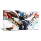 Designart Football Touchdown Canvas Art Print, (PT2507-32-16)-Print