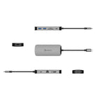 Adam Elements Casa X USB-C 10-in-1 Adapter - Space Grey-Powerful 100W USB-PD 3.0 fast charging