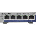 Netgear ProSafe Plus 5-Port Gigabit Ethernet Switch (GS105E-200NAS)-Managed