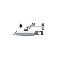 Ergotron Wall Mount Keyboard Arm Support Up to 4.85 lb.-For use with: Keyboard, mouse