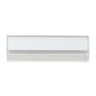 Pendaflex Clear Hard Tabs - 3-1/2" - 25 Pack-Designed to accept either electronic labelmaker tape or the supplied blank and printed inserts