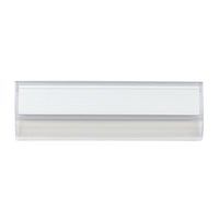 Pendaflex Clear Hard Tabs - 3-1/2" - 25 Pack-Designed to accept either electronic labelmaker tape or the supplied blank and printed inserts
