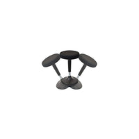 Uncaged Ergonomics Wobble Stool,  Active Sitting Chair for Standing Desks, Black-THE BEST ACTIVE SITTING CHAIR Rock, swivel, move and burn calories while sitting. Easy to sit on. Fast to get up from. More functional, fun and aesthetic than a balance ball.