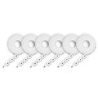 Meto Turn-O-Matic T90 2-Digit Tickets, Blue, 6 Pack (9486025)-White base with blue flairs & black numbering