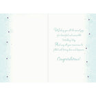 Rosedale 5-1/2" x 8" With Best Wishes On Your Wedding Day Greeting Cards And Envelopes, 12 Pack (18020)-Card shop quality greeting cards