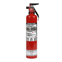 Wasip Fire Extinguisher - Universal Bracket - 2.5lb-Comes complete with a non-corrosive pull pin, full hand grip, waterproof stainless steel gauge, anodized aluminum valve, and a quick release hose