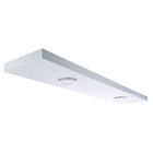kieragrace Stockholm Aberg Floating Shelf w/ LED Light - White, 48", Matte Finish-Measurement: the white floating shelf measures 9.25"L x 47.2"W x 1.5"H in dimensions and can hold up to 10 pounds of decorative fixtures