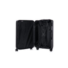 TOSCANO INTRECCIARE 30" Hardside Large Luggage - Black-5 Year Limited Global Warranty