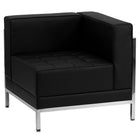 Flash Furniture  Hercules Imagination Series Leather Sectional and Sofa Set, 10 Pieces, Black (ZBIMAGSET19)-Assembly Required