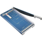 Dahle 534 18" Professional Guillotine Paper Cutter-Protective guard keeps fi ngers safe and holds work securely to prevent shifting