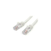 StarTech 45PATCH6WH 6' Cat 5e Snagless Patch Cable, White-Dual RJ-45 Male connectors ensure seamless connectivity