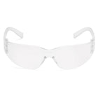 Pyramex Intruder Safety Eyewear Glasses, Clear-Hardcoated Anti-Fog, 12 Pack-Nose buds secure the glass and prevent slipping