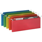 Find It Tab View Mini Hanging Folder, 4-1/2" x 11", Assorted Colours, 6 Pack-4-1/2" x 11"