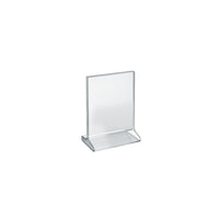 Azar Displays – Porte-étiquette vertical en acrylique avec fente sur le dessus, 7 x 5,5 po, transparent, 10/paquet (142709)-Parfait pour l’école, l’entreprise, le domicile ou le commerce au détail