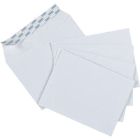 Staples White QuickStrip Invitation Envelopes - 100 Pack-4-3/8" x 5-3/4"