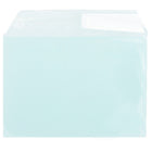 JAM Paper Cello Sleeves, A7, 5 1/16 x 7 3/16, Aqua Blue, 100 Pack (2785503)-Colour: aqua