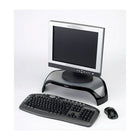 Fellowes Corner Monitor Riser (8020101)-Stows laptop or documents underneath to keep desk clutter-free