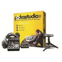 Behringer Podcast Studio USB, Podcast Bundle-Studio headphones with ultra-wide frequency response
