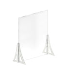 Azar Displays Acrylic Cashier Shield - 30"W x 40"H - Clear - 2 Pack-30 x 40 inches