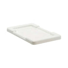 Couvercles pour bacs empilables en croisé, blanc (CF017)-Blanc