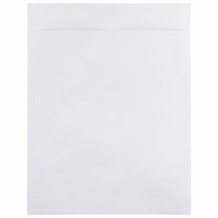 JAM Paper 12" x 15.5" Open End Catalog Envelopes - White - 50 Pack-White Open End Envelopes