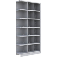 Metalware RK266 Boltless Shelving Unit, 7-Shelves, 36" x 18" x 76", Light Grey-Adjustable shelving system that provides high strength, yet economical storage capacity for your needs