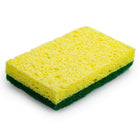 Action 1 Cellulose Scrub Sponges, 4.25 x 2.75 inches, Yellow/Green, 48 Pack-Heavy-Duty: 10 x more absorbent than polyurethane sponges