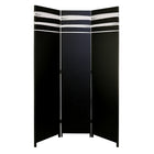 kieragrace Stockholm Dahl 3-Panel Room Divider - 47" x 71", Black and White-3-panel screen room divider: create a new space with an easy to use beautiful room divider. add some extra privacy in your home, make a new room or hide storage items
