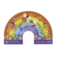 Crocodile Creek Over The Rainbow Puzzle - 36 Pieces-36 thick puzzle pieces that fit together well for kids ages 3 and up.