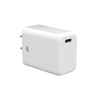 LBT Power Stream 25W Single-port PD Wall Charger - White-25W wall charger with Power Delivery (PD) can quickly power up all Android and Apple iPhone smartphones with a USB Type-C port