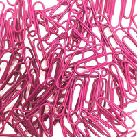 JAM Paper Coloured Standard Paper Clips, Small, Pink, 50000 Pack (371332135)-Small paperclips