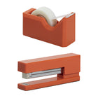 JAM Paper Office & Desk Sets, Stapler Tape Dispenser, Orange (3378OR)-Stapler Size: 6 x 2.5 x 1.125 inches Tape Dispenser Size: 4.5 x 2.5 x 1.75 inches