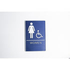 Futech Single Women  Handicap Washroom Sign-Size: 5.75" W x 8.75"L