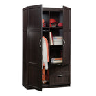 Sauder Miscellaneous Storage Wardrobe/Storage Cabinet - 71.1" H - Cinnamon Cherry (420055)-Cinnamon Cherry - Engineered Wood
