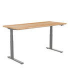 DecentLiving 72" Electric Sit/Stand Desk - Solid Maple-Top quality walnut / hard maple desktop