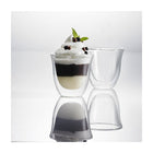 Trudeau Duetto Double Wall Espresso 3 oz, 4 Pack-Capacity: 3oz