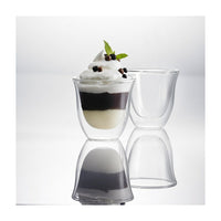 Trudeau Duetto Double Wall Espresso 3 oz, 4 Pack-Capacity: 3oz