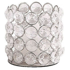 Elegance Sparkle Round Tealight Holder (72876)-Tealight holder