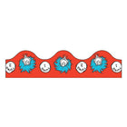 Eureka 37" x 2.25" Scalloped Thing 1 and 2 Deco Trim, 72 Pack-Border trims for toddler - 3rd grade assure a vivid display to any artwork
