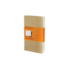 Moleskine Cahier Kraft Large Ruled Journals - 5" x 8-1/4" - 3 Pack-Large size (5" x 8-1/4")