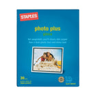 Staples Photo Plus Paper - Glossy - 8-1/2" x 11" - 30 Pack-Enjoy quality photo prints from your home photo printer
