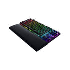 Razer Huntsman V2 Tenkeyless Optical Gaming Keyboard - Clicky Optical Switch - Black - US-Tenkeyless design with an ambidextrous contour is compact, sleek, and easy to use
