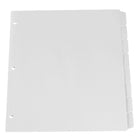 Oxford Plain Tab Dividers - 8 Tab - Letter Size - White-Instant index tabs - no time consuming tab typing or insertion