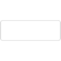 SPC Perforated Thermal Transfer Label - 3" x 1" - 3" Core - White - 2500 Pack-Label Description White Thermal