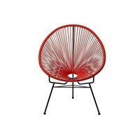 Plata Import Acapulco Rocker, Red (WR-1350-R-R)-Accent Chair