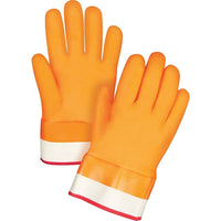 Zenith Safety - Gants Doublés Pour L'Hiver, Taille Grand/9, 10po Lo, Pvc, Doublure En Molleton De Mousse, paquet de 12-Style de poignet Sécurité